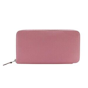 HERMES Azap long silk in Purse Rose Confetti pink Epsom Women